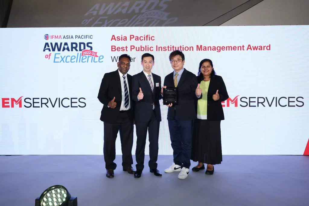 EM Services clinches 2 awards in IFMA Asia Pacific Awards of Excellence 2023