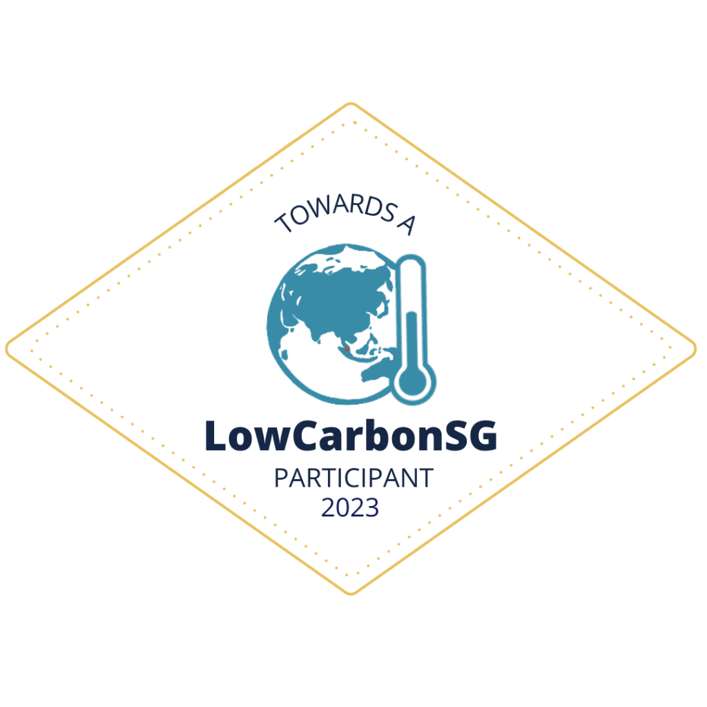 EM Services' achievement in attaining the LowCarbonSG Logo