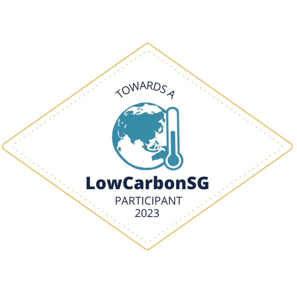 EM Services' achievement in attaining the LowCarbonSG Logo